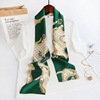 Su Mingyu Star in the same long scarf female spring and autumn ribbon tie bag simulation silk small scarf narrow silk scarf wholesale