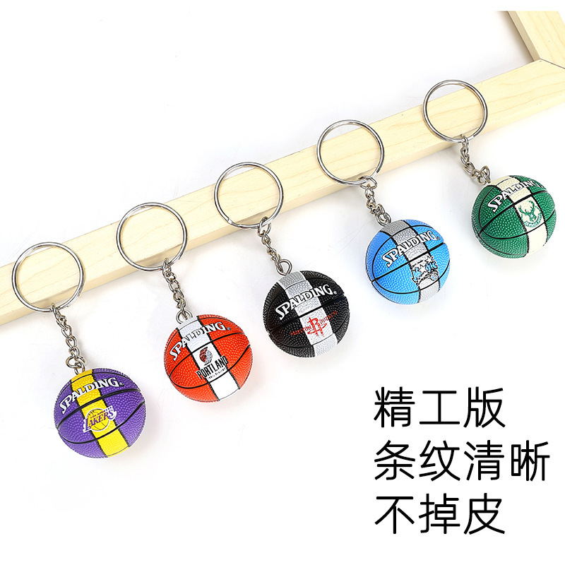 Hot Selling Basketball Keychain James Curry Durant Kobe Harden Irving Pendant Gift Souvenirs