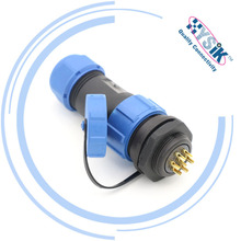 SP21系列航空插头2芯3芯4芯太阳能防水连接插头