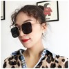 Square metal trend sunglasses, fashionable glasses, 2019, internet celebrity