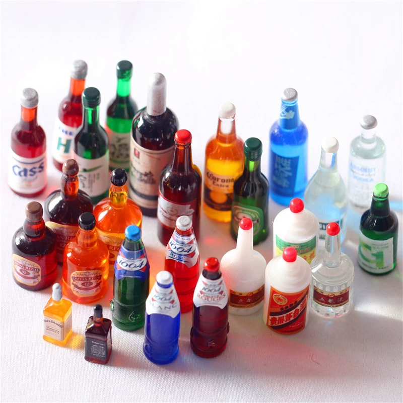 Маленький домик-кукла, игровая еда, реквизит, аксессуары, Coca-Cola, газировка, ручная работа