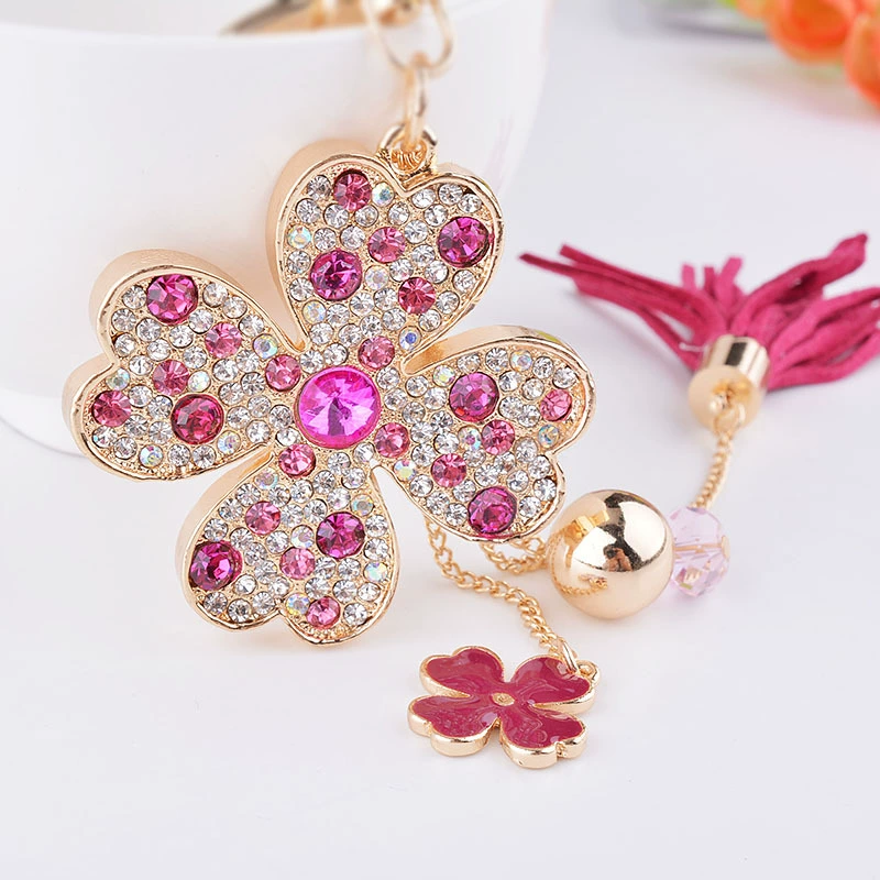 Creative lucky clover, модный брелок для ключей, украшение сумки, подвеска, корейский стиль, оптовая продажа