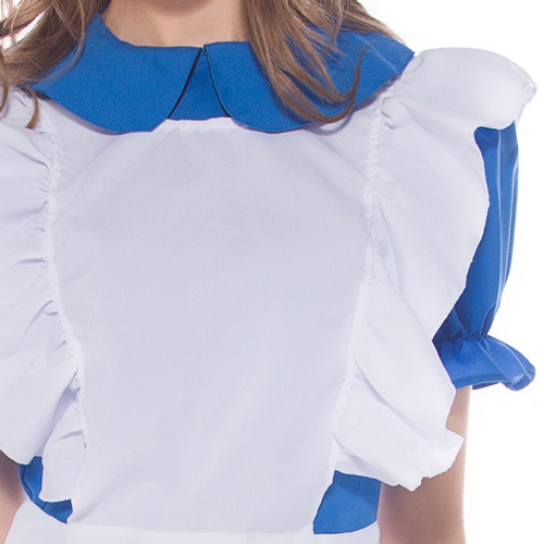 新款爱丽丝梦游仙境服装 出口欧美日本蓝色女仆cosplay衣服亲子装