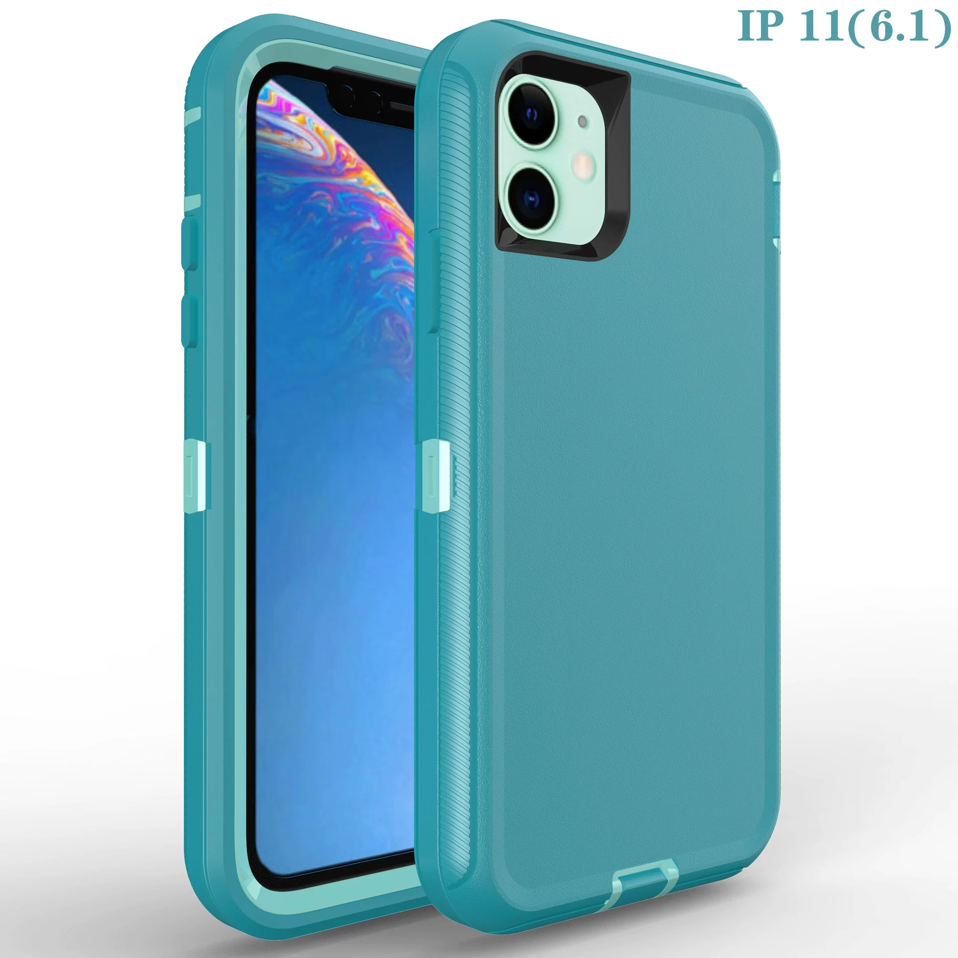 Protective Phone Case Neutral for iPhone 15 Plus, polycarbonate + TPE, dust‑water‑shock protection