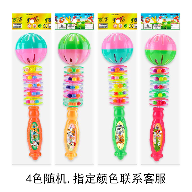 Sonajero para bebés, estrella de mano, juguete educativo