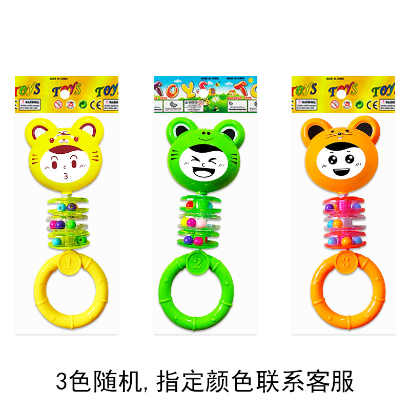 Sonajero para bebés, estrella de mano, juguete educativo