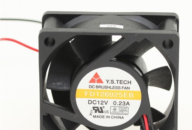 原装全新元山 FD126025EB 12V 0.23A 6025 6cm双滚珠耐用散热风扇