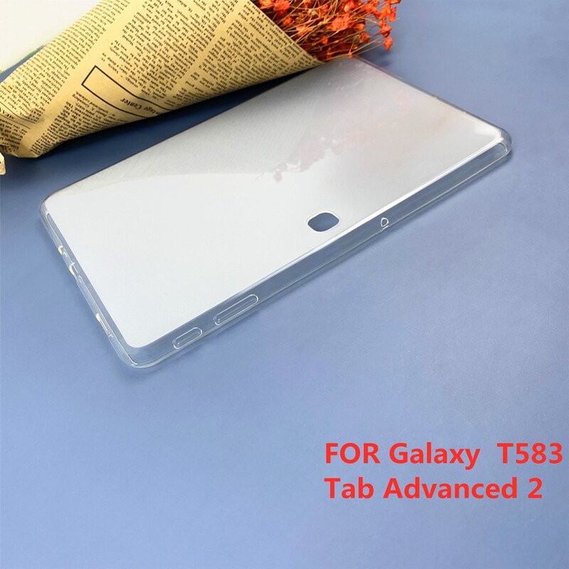 For Samsung T583 Tablet Case Galaxy Tab Advanced 2 Transparent TPU Silicone Case