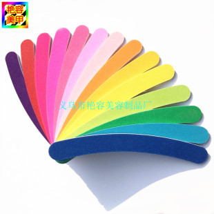 pvc Manicure Tools, High-end Monochrome Curved Polishing Strips, eva Nail File Manufacturer, Curved Manicure Nail File