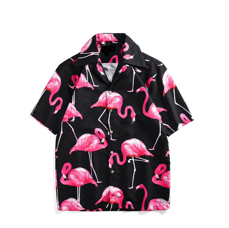 Men's Short-sleeved Shirt 2020 Summer New Couple Casual Printed Short-sleeved Large Size shirts Men's shirts Men's Short-sleeved Shirt 2020 Summer New Couple Casual Printed Short-sleeved Large Size shirts Men's shirts