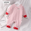 Autumn cotton children's pijama for new born, bodysuit, overall, 0-2 years