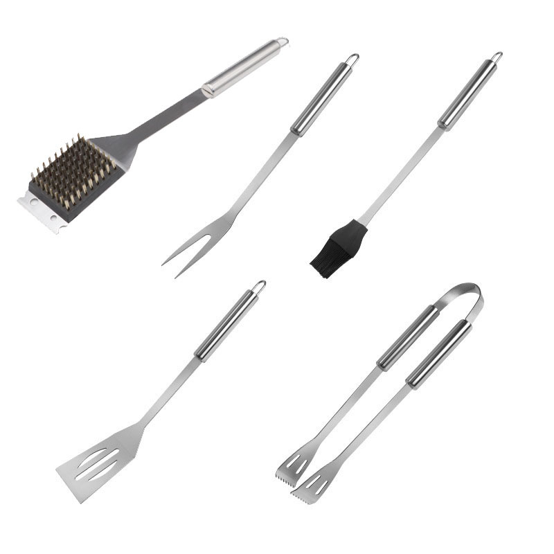 Fábrica en stock al por mayor barbacoa herramientas traje barbacoa 6-pieza al aire libre PARRILLA bolsa 9 unidades traje