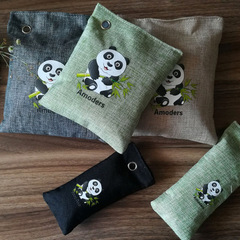 家車兩用麻布竹炭包汽車除味新車除甲醛活性炭包空氣淨化碳包批發