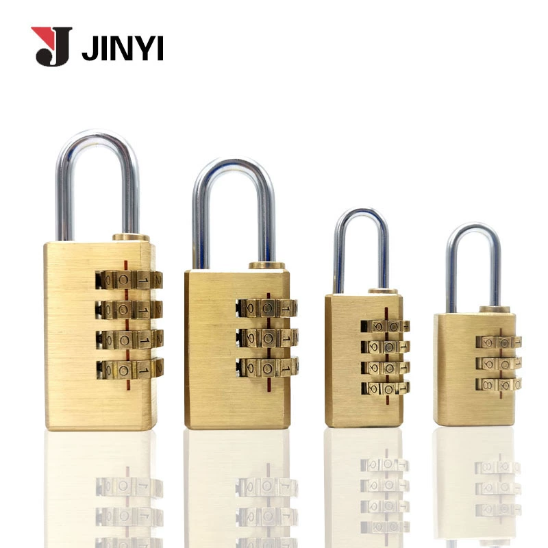 Замок для чемодана из чистой меди, кодовый замок для шкафчика, замок для спортзала, противоугонный, антикоррозийный, для дома, мини-замок для багажа с медным сердечником