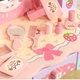 New Wooden Playhouse Dresser Toy suit Children's Educational Girls Makeup Birthday Gift Wooden Princess
