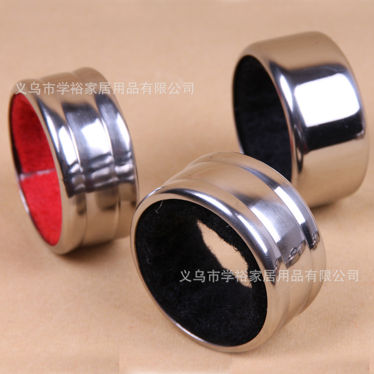 Cruzar la frontera de acero inoxidable vino goteo anillo de vino de franela extraíble práctico cocina bodega regalo vino conjunto