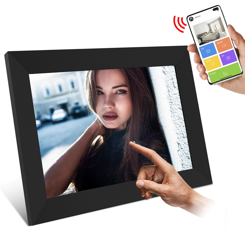 Factory direct selling Amazon hot selling 10 inch smart cloud photo frame WIFI remote push electronic photo album digital photo frame
