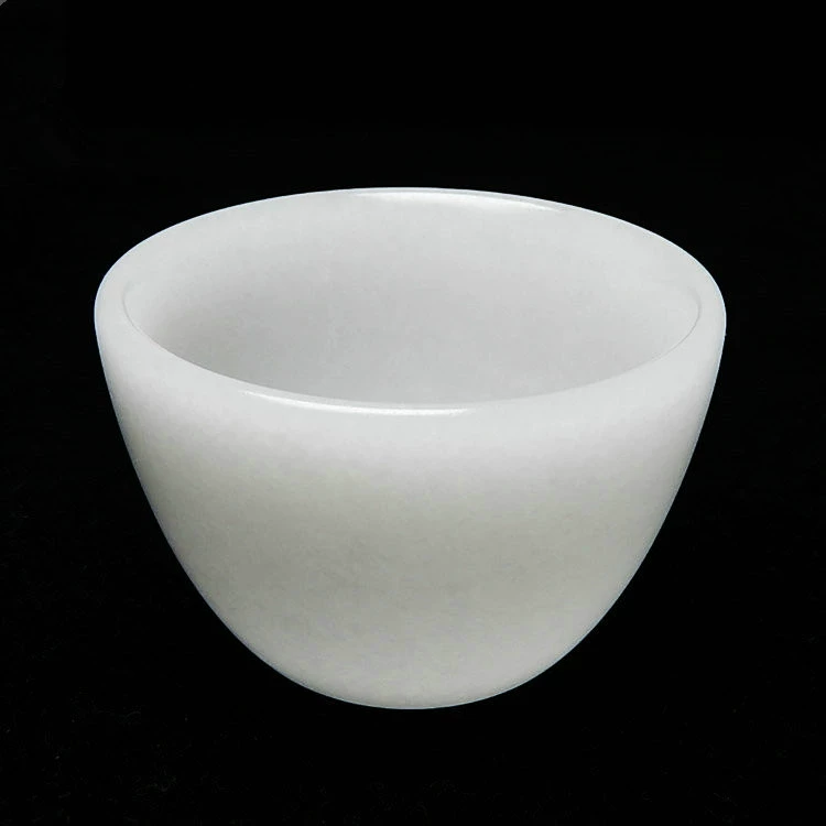 Wineglass white jade, tea cup, tea set
