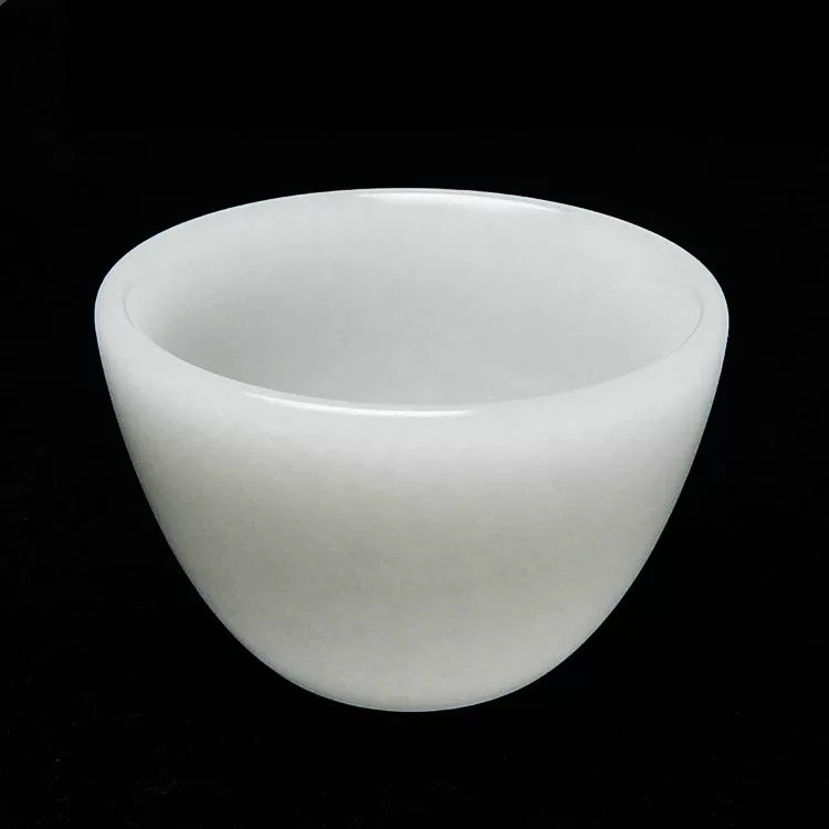 Wineglass white jade, tea cup, tea set