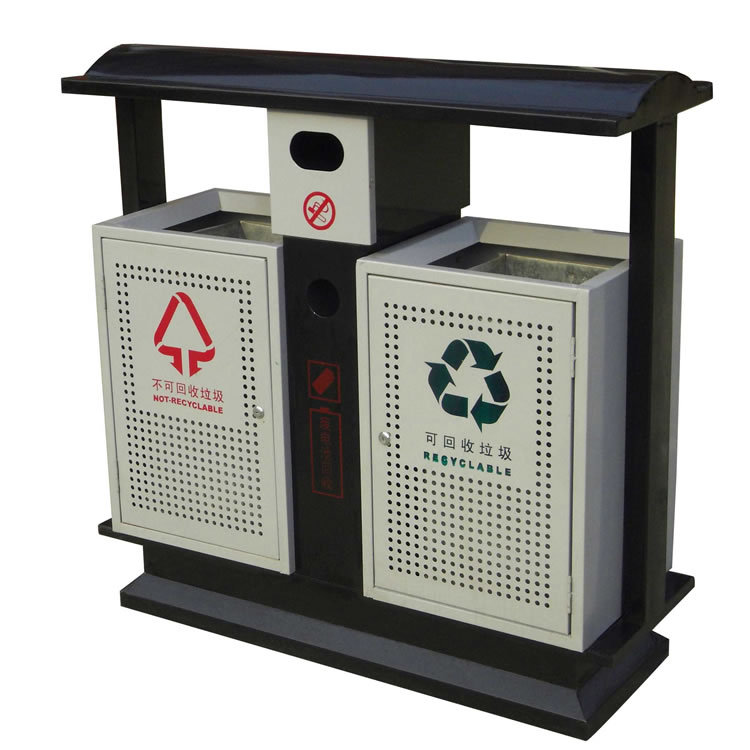 环卫不锈钢垃圾桶分类环保垃圾桶可回收垃圾桶