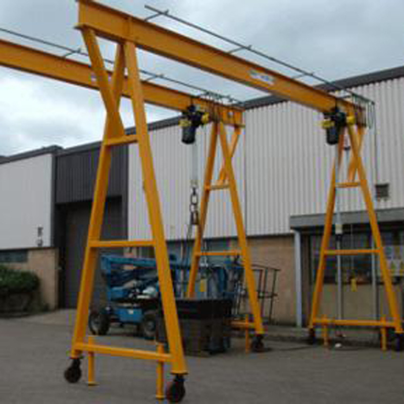 移动式龙门吊 6T提梁机 室外货场散货装卸作业电动单梁门式起重机