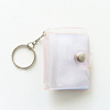 Small photoalbum, keychain with key, wholesale, 1inch, 2inch