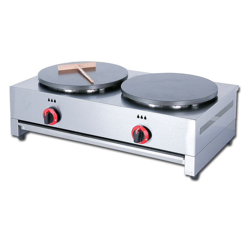 Zhonglian puesto de gas panqueque fruta panqueque máquina de gas de la torta pan horno de clase máquina de crepe horno comercial fabricante