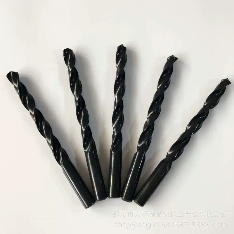 Заводской черный 4241 спиральное сверло из быстрорежущей стали, полностью заземленное сверло, спецификации спирального сверла с прямым хвостовиком