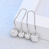 Long universal earrings, city style, Japanese and Korean, simple and elegant design