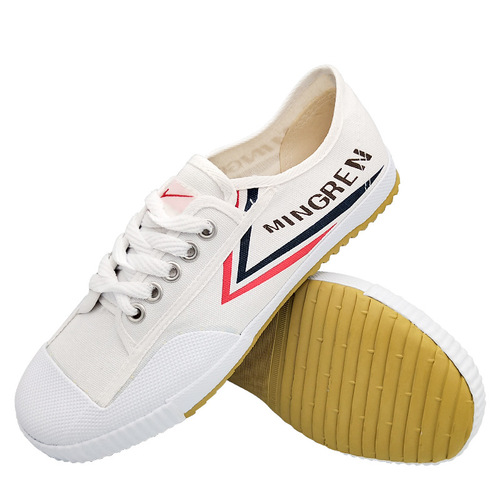 Double Star Track and Field Shoes Canvas Cowhide Sole Running Shoes for Men and Women Training Shoes for Middle School Physical Examination Sports Beginner Shoes