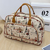 Travel bag, handheld capacious polyurethane shoulder bag, suitcase for traveling, equipment bag, Korean style