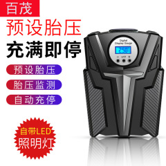 Auto supplies car air pump automatic charge stop digital display with light car tire air pump car air pump