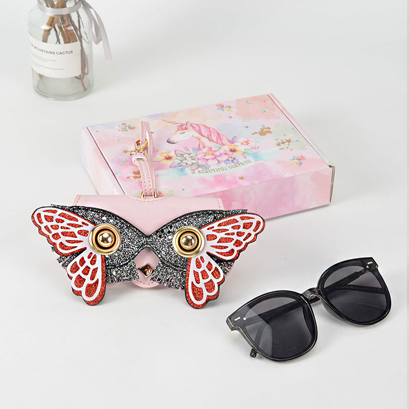 26 New Products: Glasses Case, Novelty Lipstick Glasses Pouch, Glasses Pouch Pendant, Sunglasses Case, Pu Sunglasses Pouch