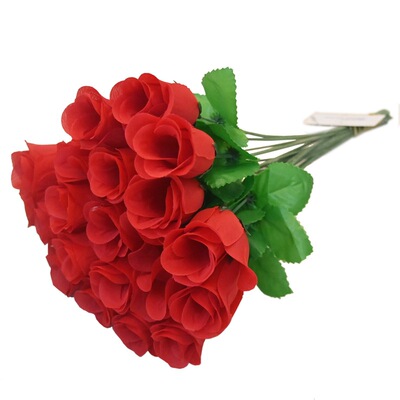 Yiwu Arts and Crafts wholesale simulation rose Bud Home decorate photograph prop