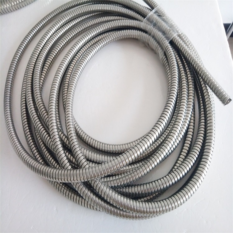 4分6分1寸不锈钢双扣软管双钩穿线蛇形管不脱扣线缆保护管现货