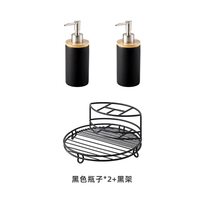 Nórdico hogar simple ins cerámica pareja cepillado taza de lavado traje almacenamiento rack suministros Baño