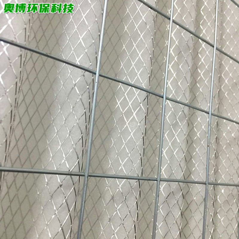 加网过滤棉 厂家单面加铁丝网铝网过滤棉 初效加网过滤棉