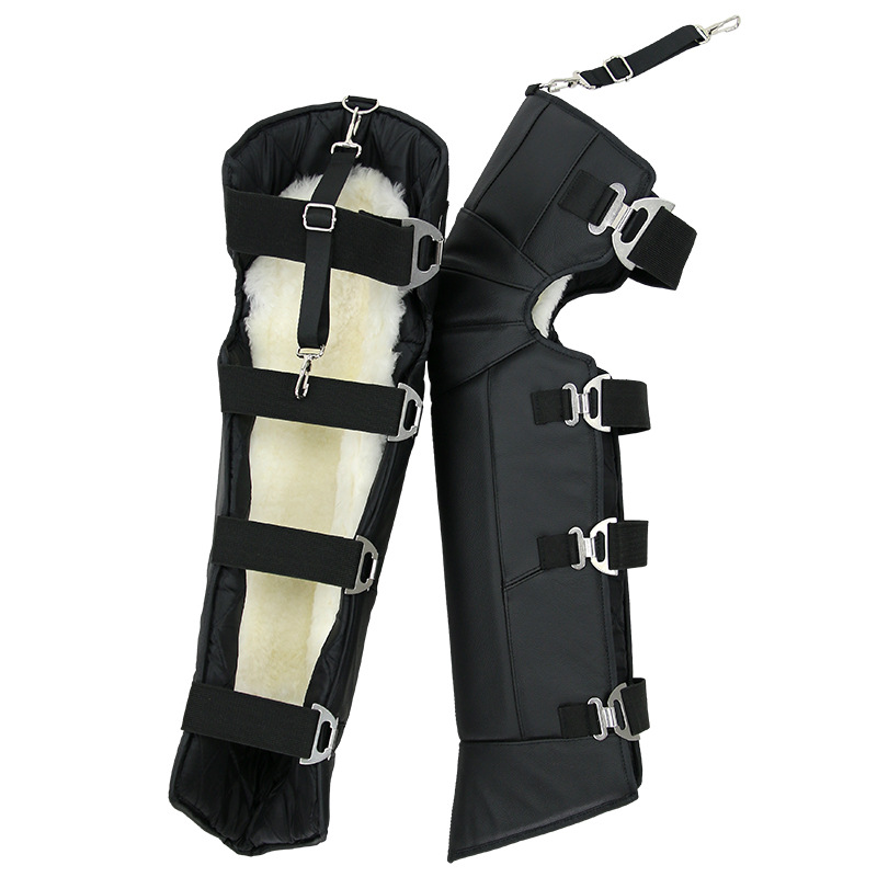 Woolen keep warm knee pads