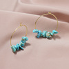 Accessory, fashionable earrings, European style, wholesale, 1 pair