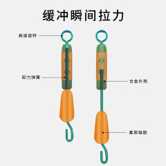 Fast subline clip opening figure-eight ring subline connector fishing gear fishing accessories equipment fly fishing small accessories fishing tackle
