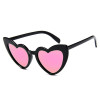 Cute fashionable retro sunglasses heart shaped, glasses heart-shaped solar-powered, European style