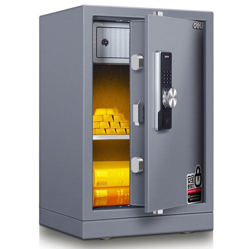 Caja Fuerte Electrónica Antirrobo 3645A 630x430x380 mm de Acero para Hogar y Oficina image 2