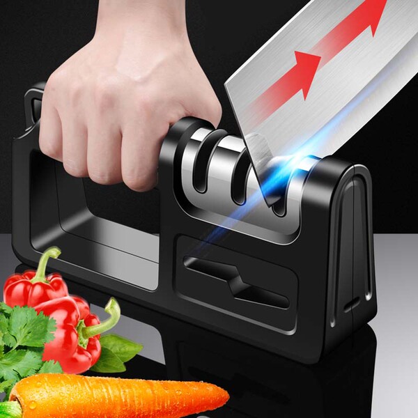 Cross-border kitchen supplies handheld sharpener quick four-in-one…