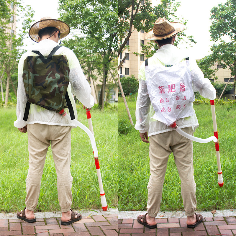 Internet celebridad agrícola manual maíz aplicador de fertilizantes Punto de eliminación de grasa máquina de fertilizantes mochila vegetal multifunción esparcidor de fertilizantes