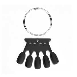 美甲色板本练习甲片高档指甲油胶色板美甲展示板架框初学者练习用