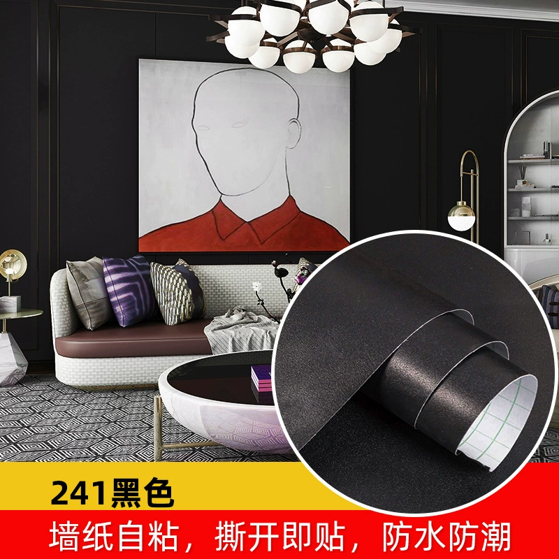 Wallpaper Star Pure Color Self-Sticking (61 cm × 1 m), Waterproof, Thick & Thin Color Options