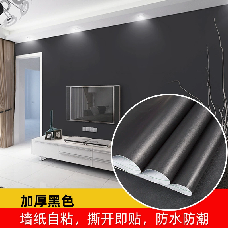 Wallpaper Star Pure Color Self-Sticking (61 cm × 1 m), Waterproof, Thick & Thin Color Options
