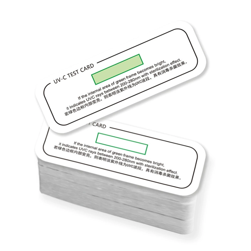 Спот UVC-UVA УФ стерилизация тестовая карта стерилизация коробка стерилизация шкаф uvc тестовая бумага uv тестовая карта лампы