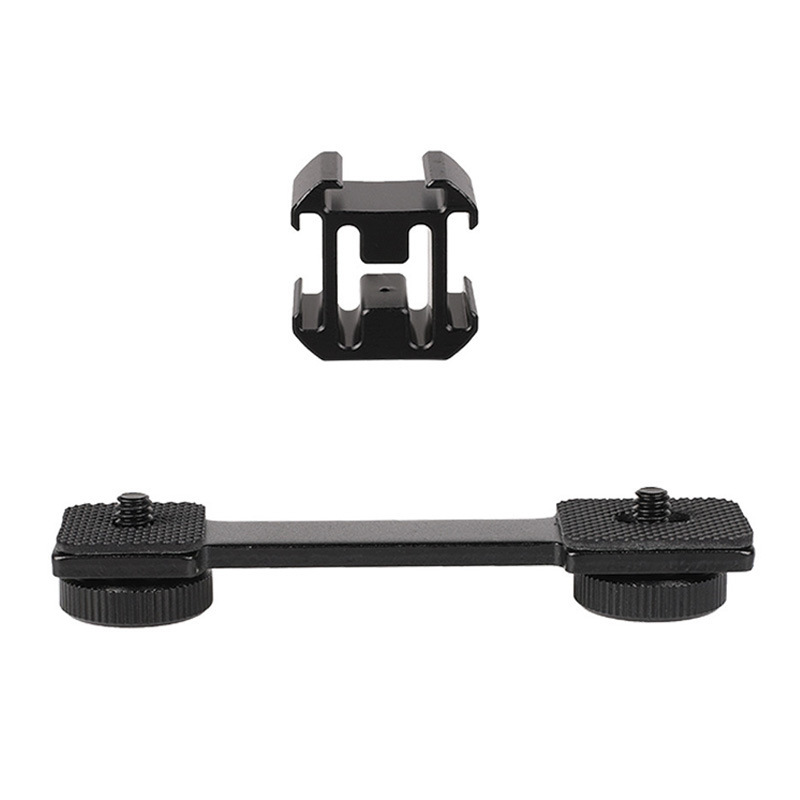 Poste de zapato frío de tres cabezas Zhiyun 4 Feiyu aplicable a Dajiang 2 estabilizador de garra mágica micrófono de conexión soporte de expansión de zapato caliente