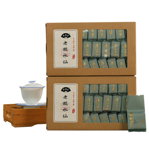 Wuyi Laocong Shuixian Dahongpao Rock Tea Rougui High Mountain Oolong Tea Daily Tea Gift Box Tea for Gifting Wholesale
